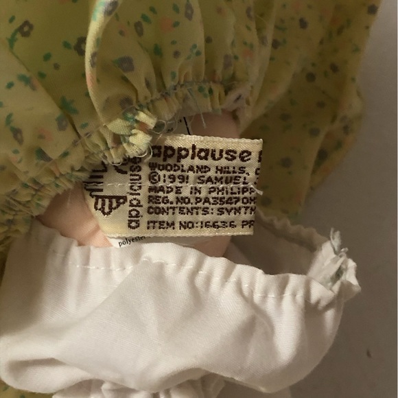 VTG Precious Moments Applause Dolls of the Month May 1991 Melody Tags Basket HTF - Picture 12 of 16